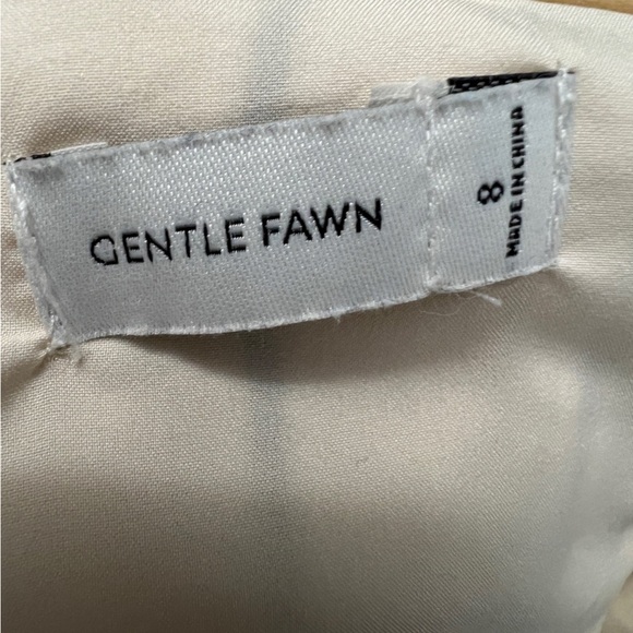 Gentle Fawn Finn Linen Dress, Beige and Black Stripe size 8 - Picture 5 of 6